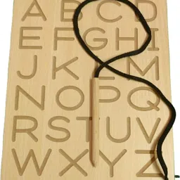 Capital ABCD writing practice board and alphabet practice wooden board-12