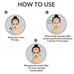 O3+ Caffeine Bomb Anti Dark Circle Eye Patch & Eye D Tan, Reduces dark circle| Reduces Puffiness | Brighten and Awakens (single use only) 5G image 5