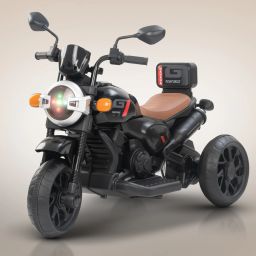 Zappy Electric Bike for Kids with Music, LED Lights, USB & Foot Accelerator Bike Battery Operated Ride On-image-2