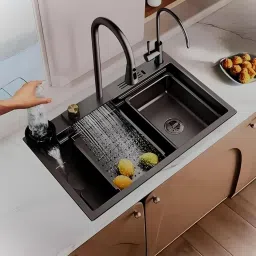 SS 304 HEAVY-30x18 Waterfall Sink Vessel Sink-image-24