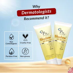FIXDERMA Shadow SPF 50+ UVA & UVB Protection Gel Sunscreen - 40 g image 5