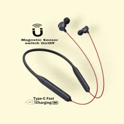48 Hours Playtime Bluetooth Wireless Neckband Headphones Earphone_GZ Bluetooth & Wired Headset-image-88