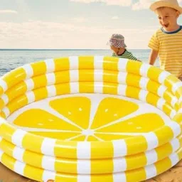 tiny tales Zesty Lemon Pool, Inflated Size: 1.47m x 33cm Inflatable Swimming Pool-picture-42