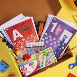 Worksheets Kit for Kids | Learning Alphabet & Number Activity Box-13