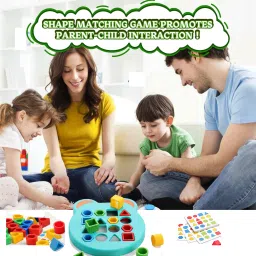 toys n smile Shape Matching Game Color Sensory Puzzles Educational Learning Toy for kids image 4