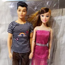 Lovely Couple Set Role Playing combo with Movable Joints & Palm(1 Set-Multicolor-image-56