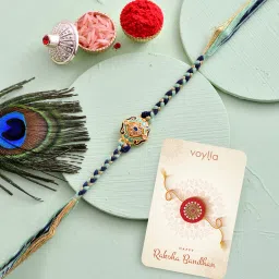 Designer 8905124524987 Mauli Thread Rakhi Set-18