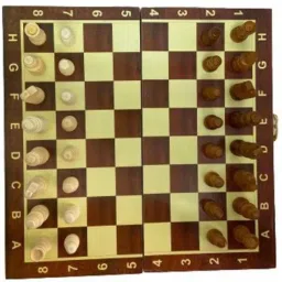 11''Inch Wooden Chess Board With Chessmen 6 cm Chess Board-image-58