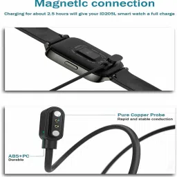 Viraan 2 Pin USB Charger Cable for ColorFit colorfit pro3/Caliber/Evolve 3/Loop Charging Pad-picture-25