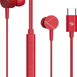 Zeb-Buds C2, Type-C , In-Line Mic, 10mm Drivers, Metallic Design, Braided Cable Wired Headset-13