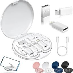 CHG Compact Travel Gadget Organizer Box Earphone Cable Organizer-image-96