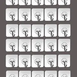Set of 30 Wall Hooks Heavy Duty Hooks for Hanging 10KG (Max) Hook 30-image-0