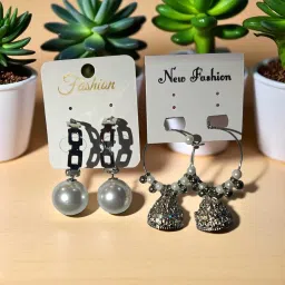 Earrings Pearl Alloy Earring Set-71