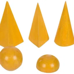 kambojtraders Geometrical Model Figure with Polish in Wooden Box-Set of 12 Different 3D Shapes image 2