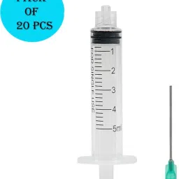 jk cure Nipro 5ml single Use Medical Syringe with needle, 5ml syringe,5ml Nipro Syringe Medical Needle image 3
