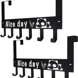 Over Door Hanger for Cloths, Drill Free Door Handing Hooks Suitable for Clothes Door Hanger-image-60