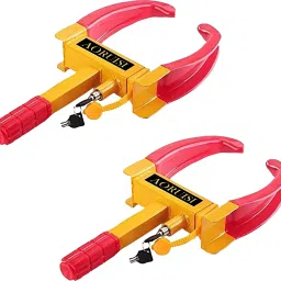 old Rolled MS Steel Adjustable Anti-Theft Wheel Clamp Lock With 2 Keys MS Steel Adjustable Anti-Theft Painted Wheel Clamp Lock Wheel Lock-image-27