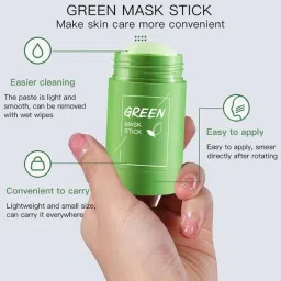 Green Tea Cleansing Mask Stick for Face | For Blackheads, Whiteheads,Oil Control Face Shaping Mask-30