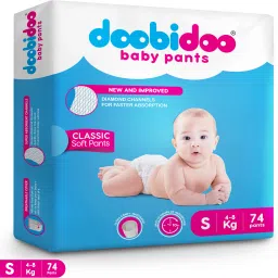 Newly Improved Classic Soft Diaper Anti-Leak Highly Absorbent Baby Pant 4-8Kg - S-image-30