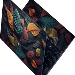 Flipkart SmartBuy Full Body Laptop Skin Sticker - Colorful Leaves Generative Ai Self Adhesive Vinyl Laptop Decal 15.6-image-71