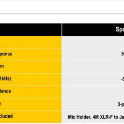 studiomaster SM-80XLR Design for Speech, Vocals and Instruments Microphone image 3
