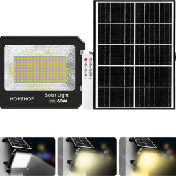 Homehop Automatic Solar Light Outdoor Waterproof Automatic 80W Flood lights (3 Colour)-30