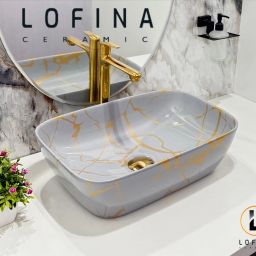 Premium Ceramic BASIN Which Gives Look To your Home Table Top Wash Basin AI1035 Very Stylish Bathroom Luxury Ceramic Glossy Wash Basin Table Top Basin-image-87