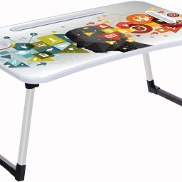a v creation Foldable multipurpose Table Wood Portable Laptop Table image 4