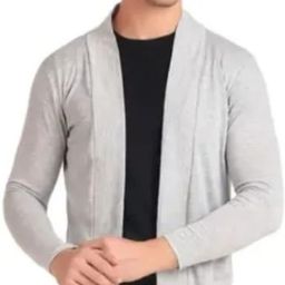 Men Jacket Style Full Sleeve Silver Shrug-image-60