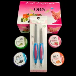 4 Pc Obn Nail Polish Remover Wipe AND 2 Pc Profesional Nail Filer Combo Nail Art-image-73