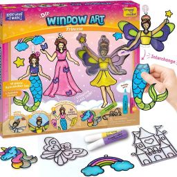 Window Art - Princess - Glass Painting Set - Craft Kit for Girls 5 Years & Above-20