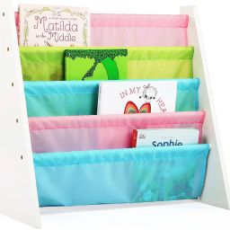 Takeout Book Rack Wood Melamine | Books Organizer for Kids Room & Kindergarten Engineered Wood Open Book Shelf-image-21