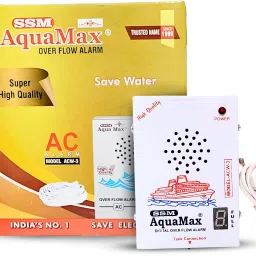 SSM AquaMax Water Tank Overflow Alarm Metal Body AC Alarm With 15 Meter Wire And Sensor Wired Sensor Security System-46