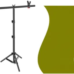 Vistook 6x9FT Olivegreen Decoration Curtain T-Shape Stand Photo Studio With Croma Screen Reflector-image-25