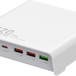 FKU 120W Multi-ports Desktop Charging Station USB-C Fast Charging, Charge Multi-Ports Desktop Charger USB Hub-image-58