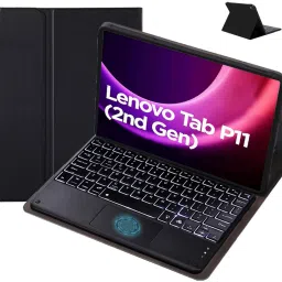 TECPHILE LX2115T Keyboard Case for Lenovo Tab P11 2nd Gen 11.5” 2023 with Trackpad Bluetooth Standard Tablet Keyboard Compatible with Desktop, Laptop, Mac-7