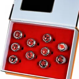 Naruto Anime Alloy akatsuki Ring -Set of 10 Piece Alloy Ring-image-49