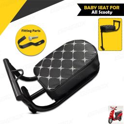 Premium Foldable Baby/Child Seat for Two-Wheeler Single Bike Seat Cover For Hero Moto Corp Duet-picture-24