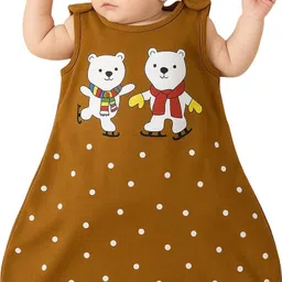 adhigams ICELAND 112 G Sleeping Bag Knitted-Interlock 0-12 M BRONZE BROWN Sleeping Bag-picture-0