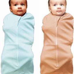 POD/Swaddle/Sleeping Bag/Sack for NewbornBaby 0-3 months PK-2 Light Blue+Biscuit Sleeping Bag-image-70
