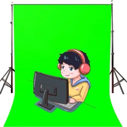 Windrop Solutions 4X10 FEET LIVE GAMERS Green Screen Background Backdrop For Indoor-Outdoor Reflector-picture-32