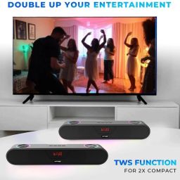 iNFiRe FireBar 20 upto 8 Hours PlayTime, Surrounding Sound, TWS With RGB Lights 20 W Bluetooth Soundbar image 5