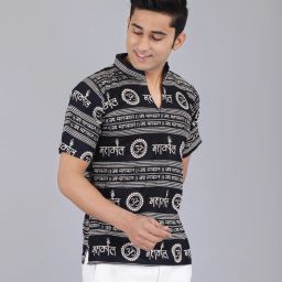 Men Printed Pure Cotton Straight Kurta-image-25