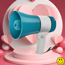 Handheld Megaphone with Siren, Microphone & Rechargeable for Outdoor EventsB50 Megaphone Portable Megaphone Siren Loudspeaker Function &Long Battery BackupW50 Outdoor PA System-25
