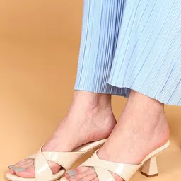 Picktoes Open Toe Block Heels image 2