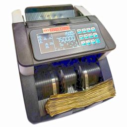 AKS AUTOMATION Semi Value Currency Counter with Fake Note Detection Note Counting Machine image 2