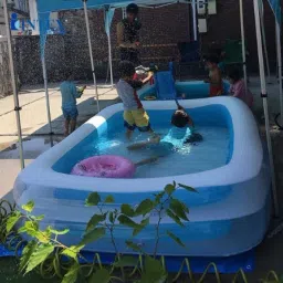 Portable Swim Center Family Pool With Free Pump Inflatable Swimming Pool-19