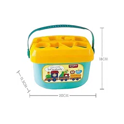 ADKD Kids 16-Pc Baby's First Shape Sorting Blocks image 2
