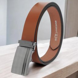 Men Casual, Evening, Formal, Party Tan Genuine Leather Belt-image-53