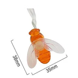 XERGY Off White 16 LED Honey Bee String Fairy String Lights image 3